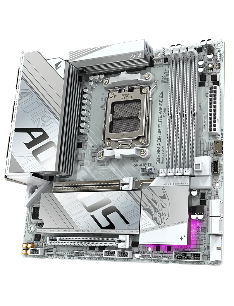Placa de Baza GIGABYTE B850M AORUS ELITE WIFI6E ICE