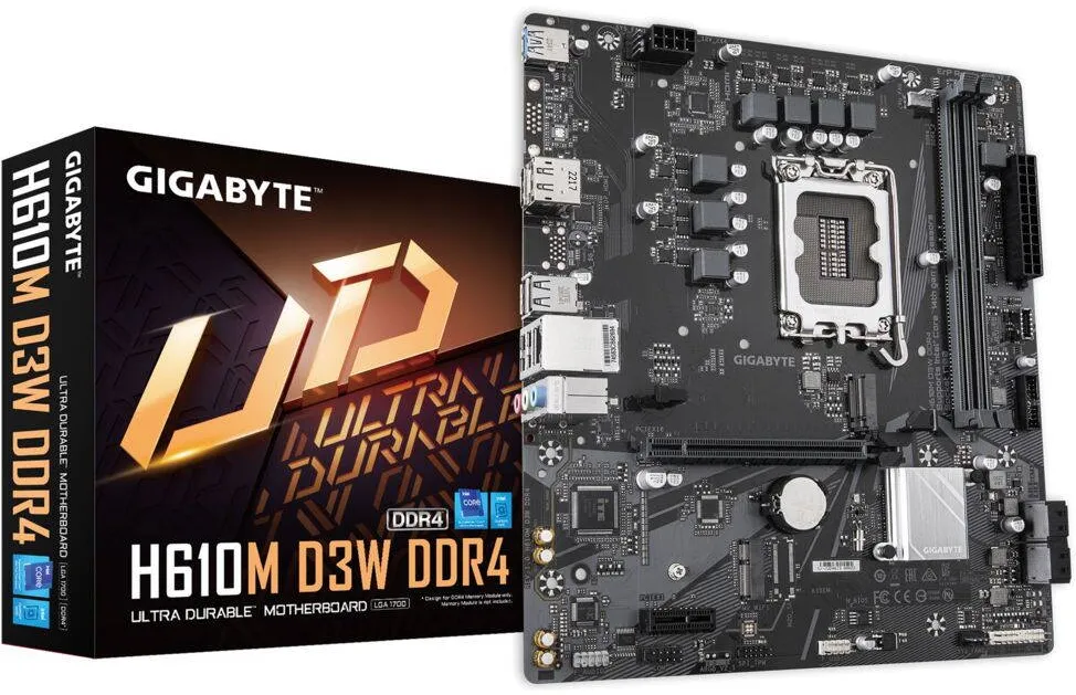 Placa de Baza GIGABYTE H610M D3W LGA1700 DDR4