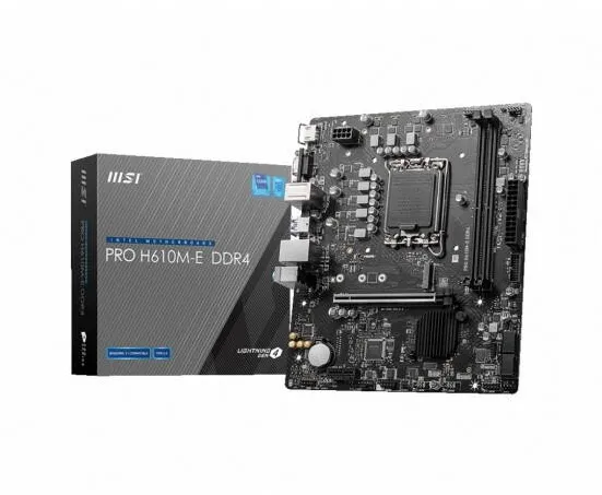 Placa de Baza MSI Pro H610M-E DDR4, Intel H610- Sockel 1700, DDR4