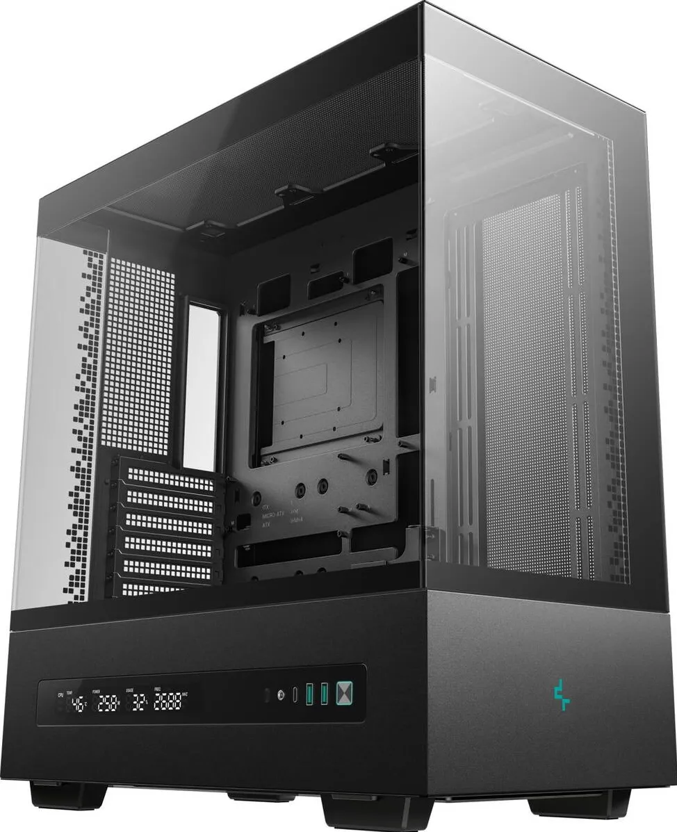 Carcasa PC Deepcool CH690 Digital (black, tempered glass x 2)