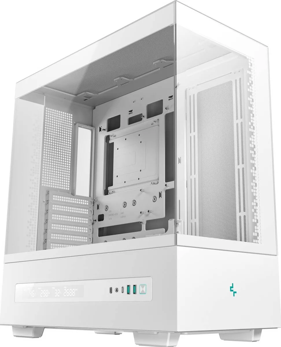 Carcasa PC Deepcool CH690 Digital (white, tempered glass x 2)
