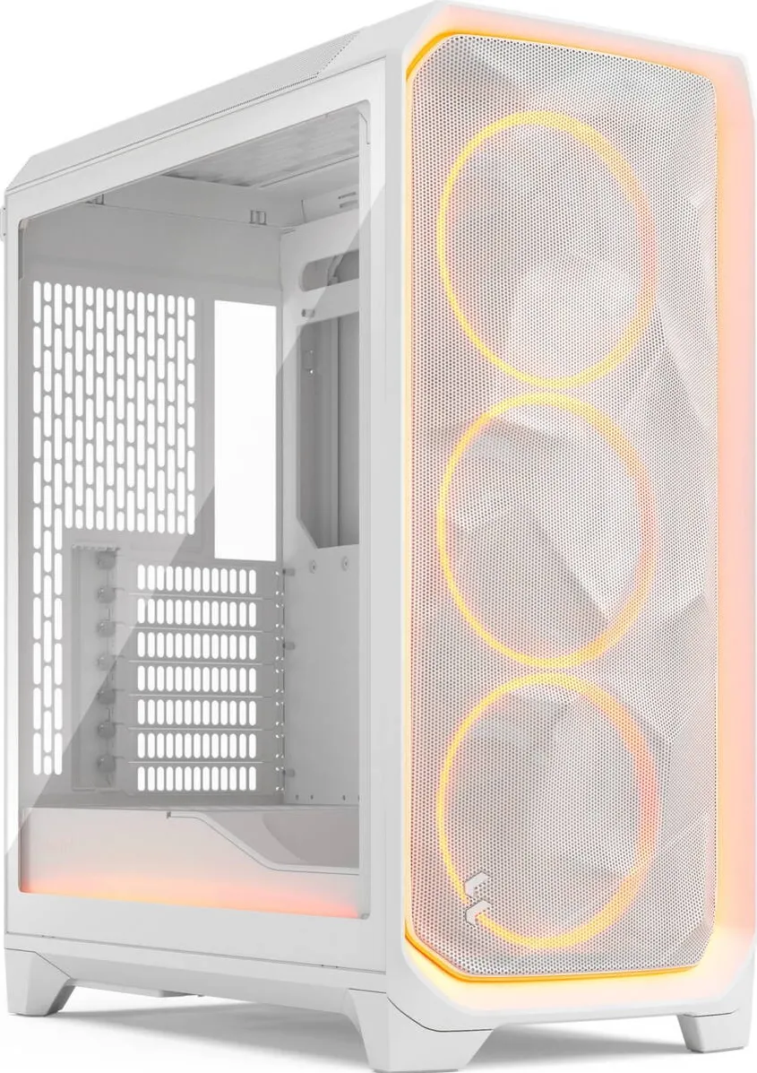 Carcasa PC Fractal Design Meshify 3 Ambience Pro RGB Clear Tint (white, tempered glass)