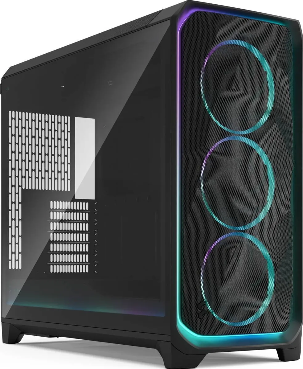 Carcasa PC Fractal Design Meshify 3 XL Ambience Pro RGB Light Tint (black, tempered glass)