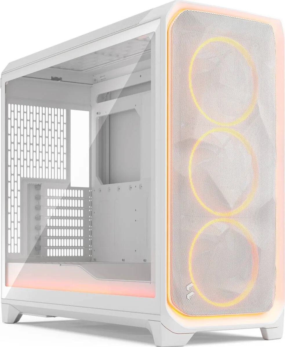 Carcasa PC Fractal Design Meshify 3 XL Ambience Pro RGB Clear Tint (white, tempered glass)