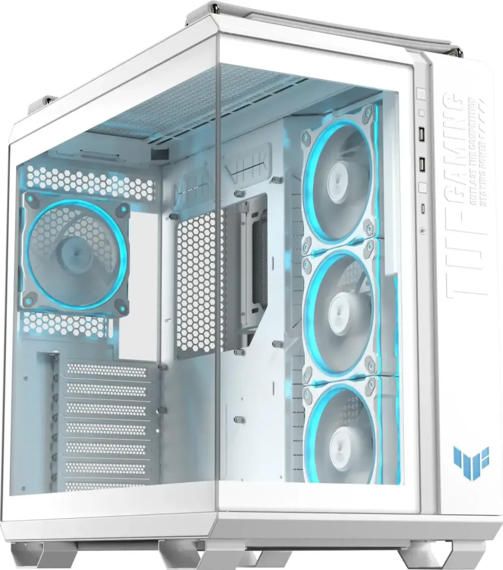 Carcasa PC Asus TUF Gaming GT502 Horizon, Midi-Tower, ATX, Tempered Glass - White