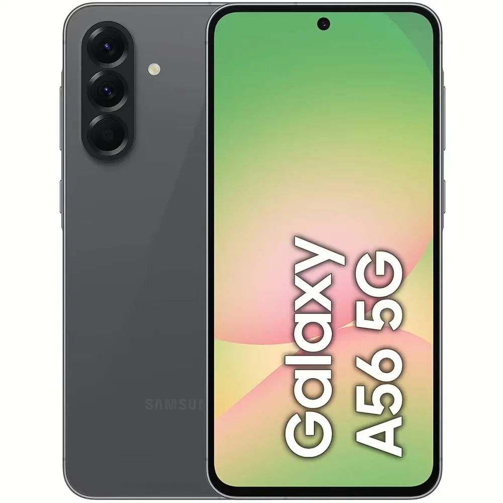 Smartphone Samsung Galaxy A56 5G - 6.7 - 128GB (Awesome Graphite, Android 15, 8GB)