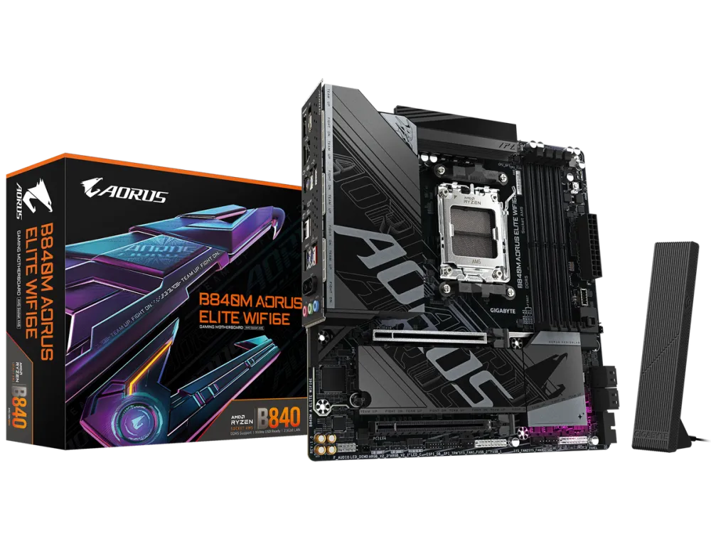Placa de Baza GIGABYTE B840M AORUS ELITE WIFI6E AM5