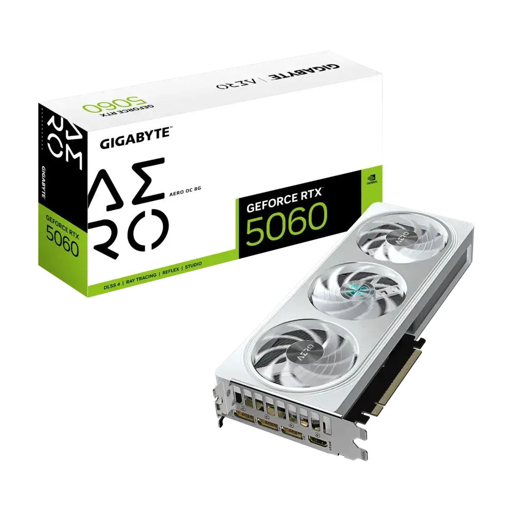 Placa Video GIGABYTE RTX 5060 AERO OC 8GB
