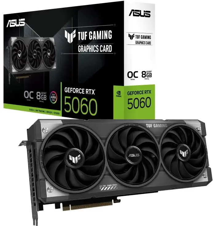 Placa Video Asus GeForce RTX 5060 TUF Gaming OC 8GB GDDR7 128-bit