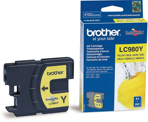 Cartus Imprimanta Brother LC980 Yellow