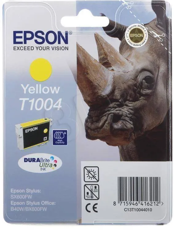 Cartus Imprimanta Epson YELLOW C13T10044010 11,1ML ORIGINAL STYLUS SX600FW