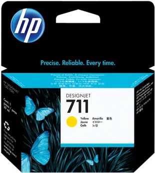 Cartus Imprimanta HP 711 Small Yellow