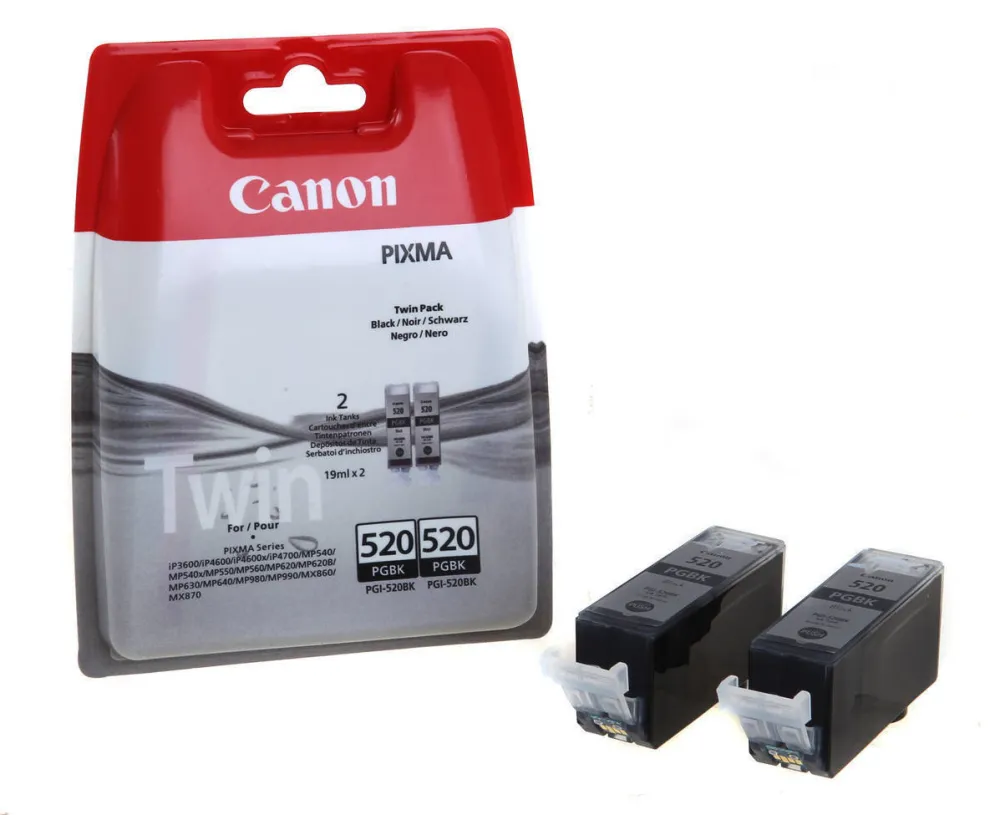 Cartus Imprimanta Canon PGI520B Black Twin-Pack