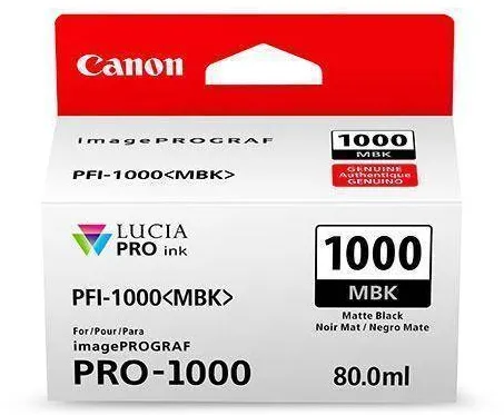 Cartus Imprimanta Canon CANON PFI-1000MBK MATBK INKJET CARTRIDGE