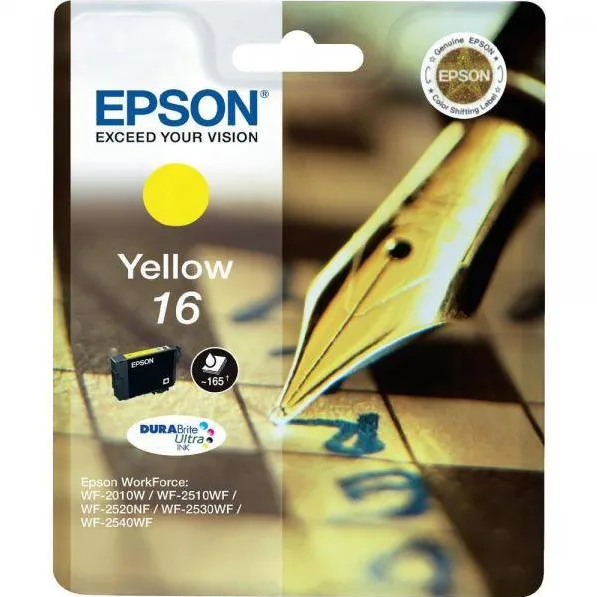 Cartus Imprimanta Epson YELLOW NR.16 C13T16244012 3,1ML ORIGINAL EPSON WF-2010W