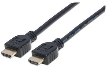 MANHATTAN Manhattan Cablu monitor HDMI/HDMI V2.0 M/M Ethernet 1m negru