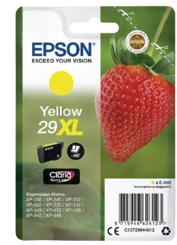 Cartus Imprimanta Epson Ink Epson Singlepack Yellow 29 Claria Home Ink XL 6,4 ml