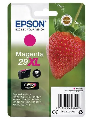 Cartus Imprimanta Epson Ink Epson Singlepack Magenta 29 Claria Home Ink XL 6,4 ml