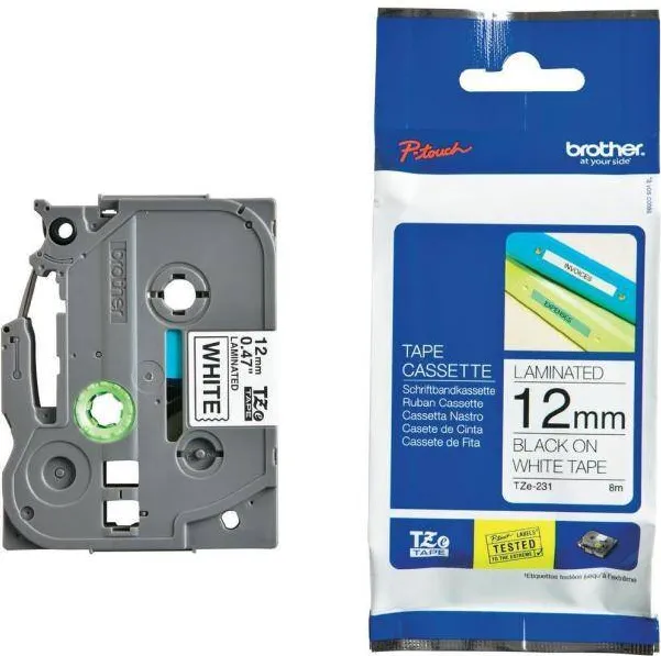 Cartus Imprimanta Brother TZe231CIV 12mm w/black