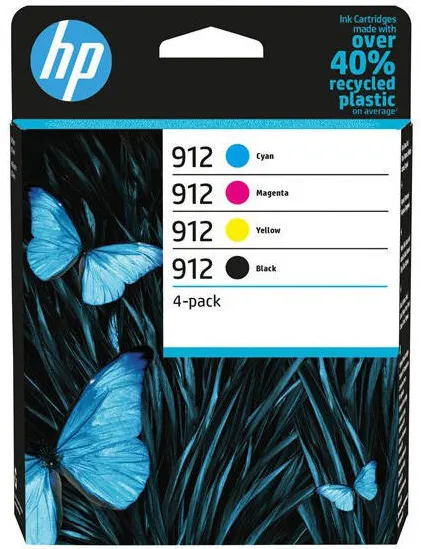 Cartus Imprimanta HP 912 Original Black, Cyan, Magenta, Yellow 4 pc(s)