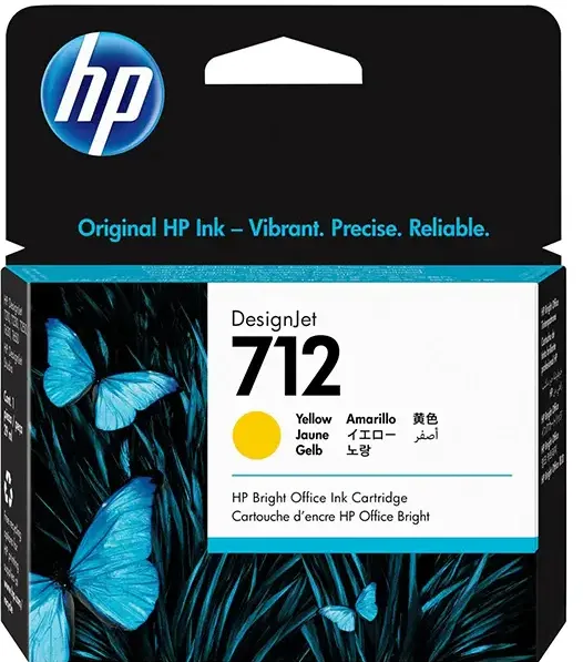 Cartus Imprimanta HP 712 Yellow