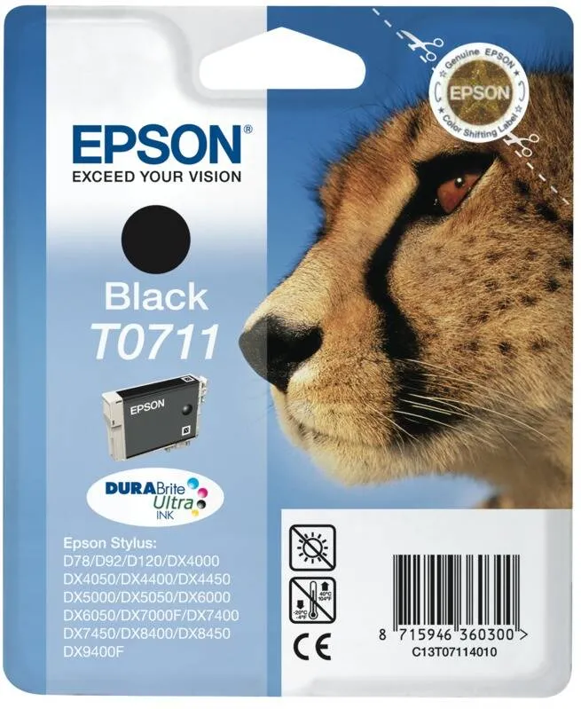 Cartus Imprimanta Epson T0711 - black - original - ink cartridge