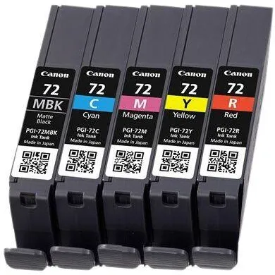 Cartus Imprimanta Canon PGI-72 Multipack Black/Cyan/Magenta/Yellow/Red