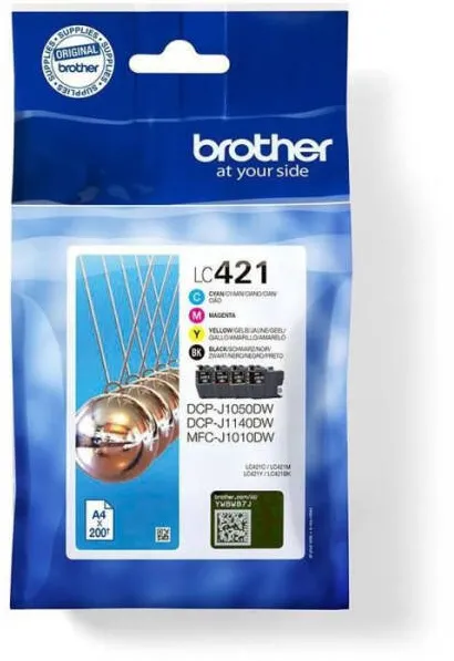 Cartus Imprimanta Brother LC421VAL 4 pack