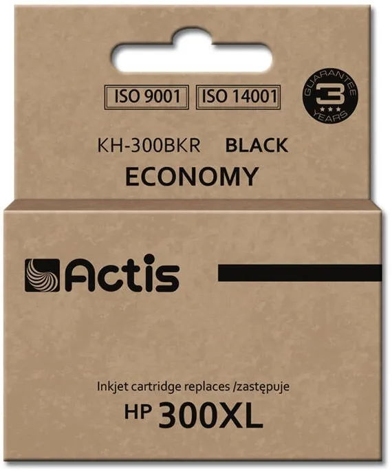 Cartus Imprimanta ACTIS COMPATIBIL KH-300BKR for HP printer; HP 300XL CC641EE replacement; Standard; 15 ml; black