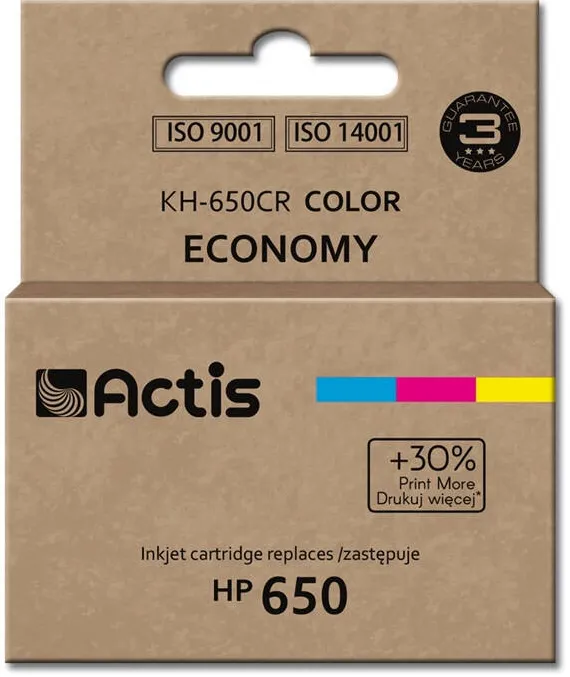 Cartus cerneala ACTIS KH-650CR compatibil HP 650 CZ102AE multicolor 9 ml