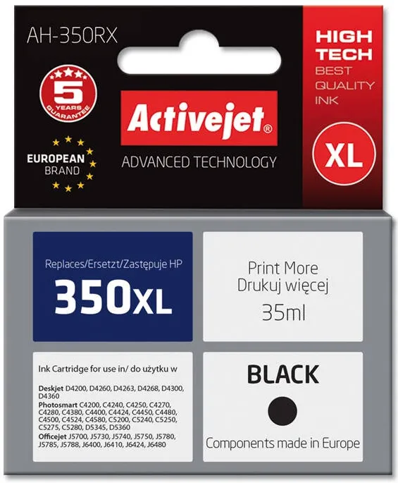 Cartus Imprimanta ACTIVEJET COMPATIBIL for Hewlett Packard No.350XL CB336EE