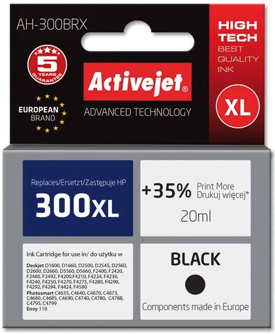 Cartus Imprimanta ACTIVEJET COMPATIBIL for Hewlett Packard No.300XL CC641EE