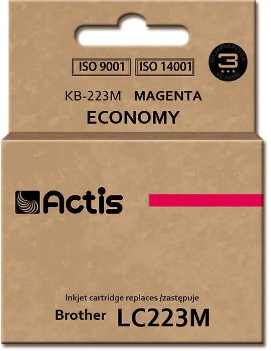 Cartus Imprimanta ACTIS COMPATIBIL KB-223M for Brother printer; Brother LC223M replacement; Standard; 10 ml; magenta