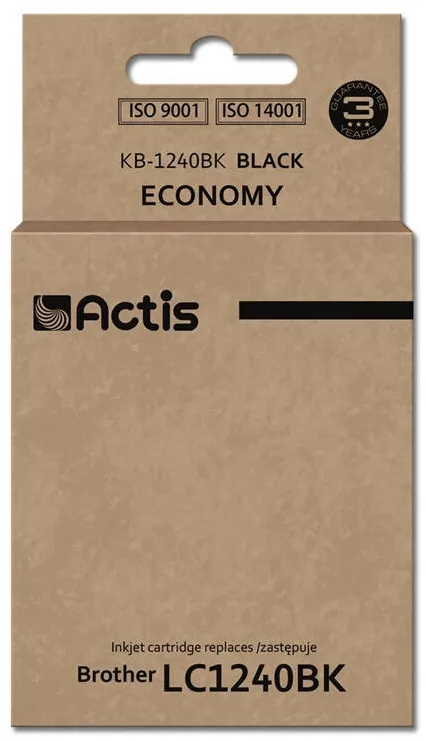 Cartus Imprimanta ACTIS COMPATIBIL KB-1240BK for Brother printer; Brother LC1240BK/LC1220BK replacement; Standard; 19ml; black