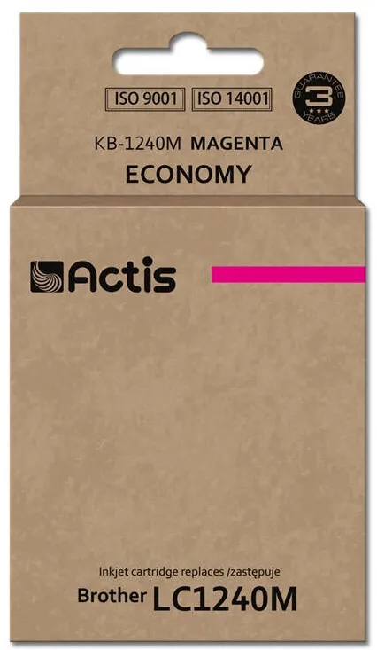 Cartus Imprimanta ACTIS COMPATIBIL KB-1240M for Brother printer; Brother LC1240M/LC1220M replacement; Standard; 19 ml; magenta