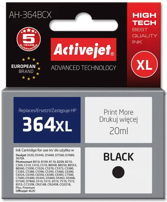 Cartus Imprimanta ACTIVEJET Compatibil for Hewlett Packard No.364XL CN684EE