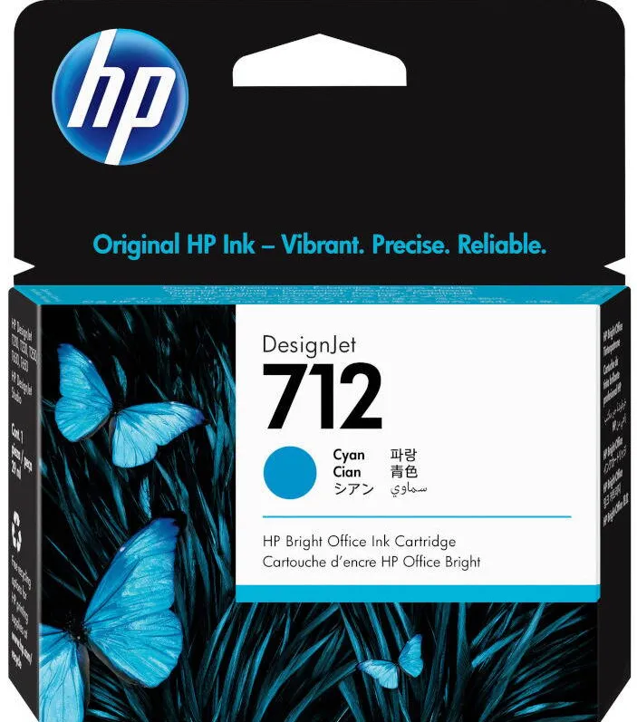 Cartus Imprimanta HP 712 Cyan