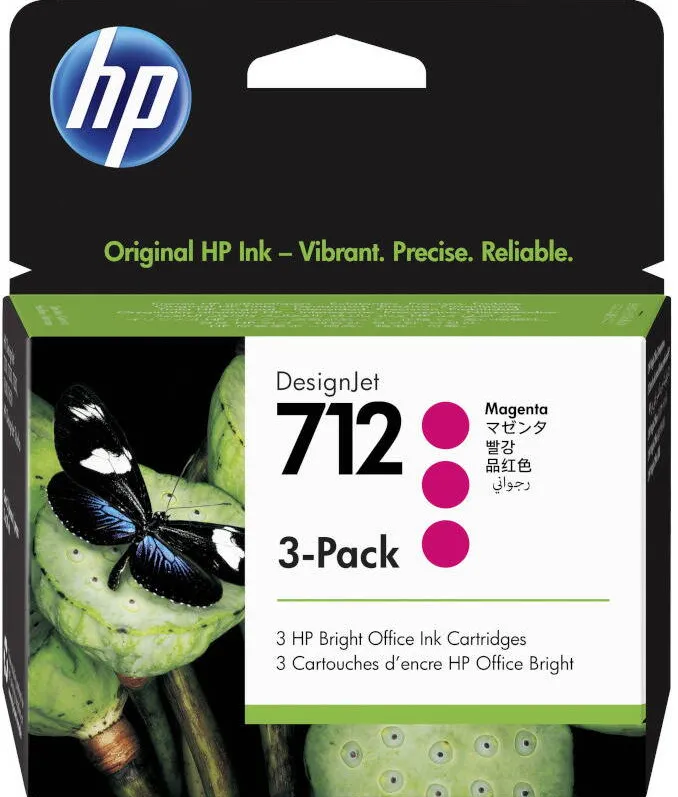 Cartus Imprimanta HP 712 Magenta Tri-Pack
