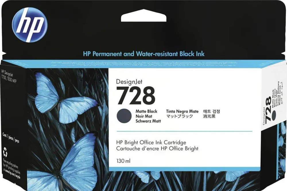 Cartus Imprimanta HP 728 130 ml Matte Black