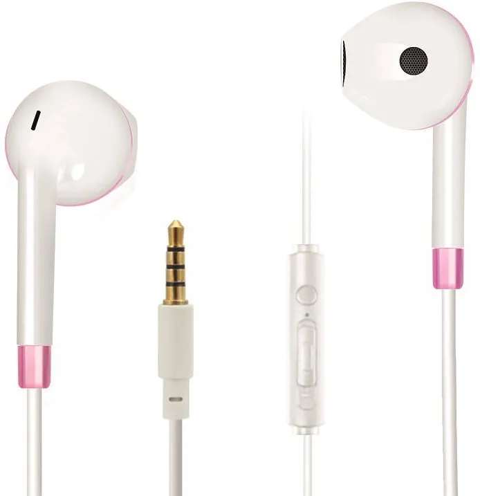 Casti 2GO Stereo-Headset "Comfort" - White/pink