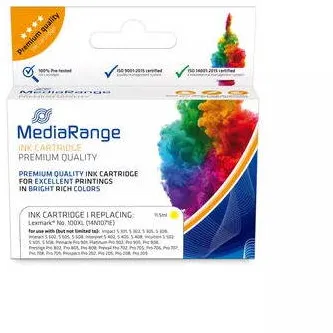 Cartus Imprimanta MediaRange MediaRange Patrone Lexmark Nr. 100XL mit Chip gelb