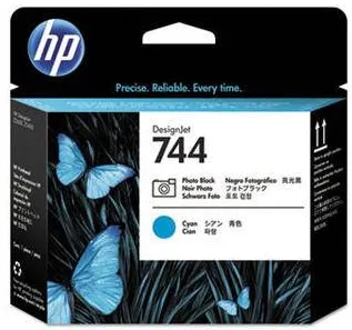 Cartus Imprimanta HP 744 F9J86A  Cyan- Photo Black