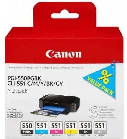 Cartus Imprimanta Canon PGI-550/CLI-551 Multipack