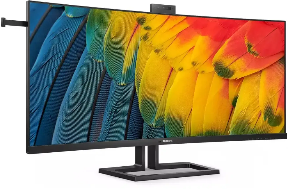 Monitor Philips 40B1U6903CH Curbat 39.7 inch UWUHD IPS 4 ms 75 Hz Webcam KVM Thunderbolt HDR