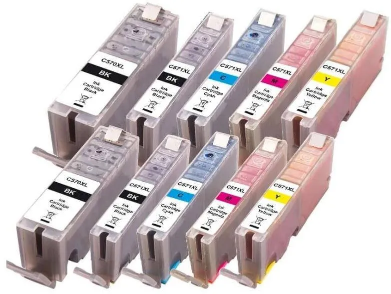 Cartus Compatibil Peach Inlocuitor Pentru Canon PGI-570XL/CLI-571XL Multi-10-Pack