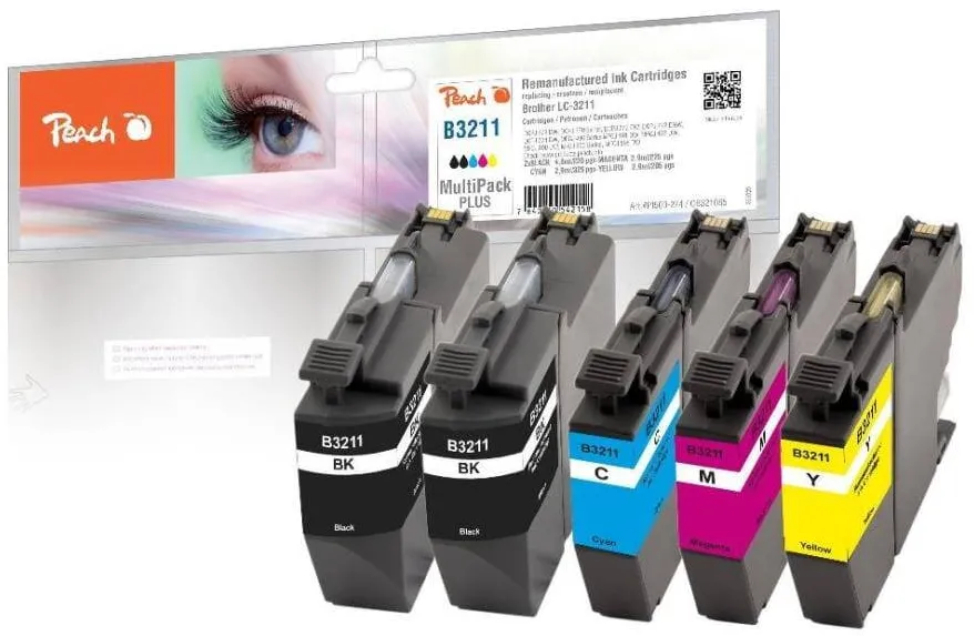 Cartus Compatibil Peach Inlocuitor Pentru Brother Nr.3211 MultiPackPlus REM,KOM
