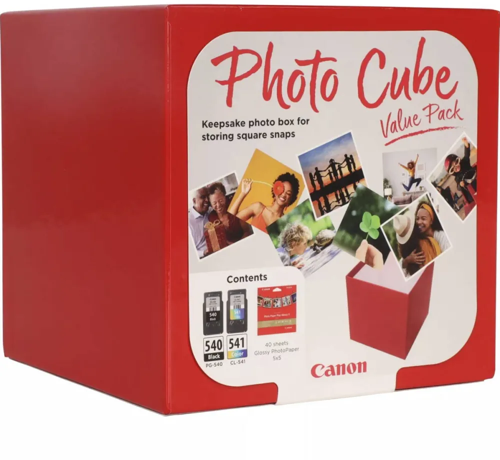 Cartus Imprimanta Canon PG-540 / CL-541 Photo Cube Value Pack PP-201 13x13cm 40 sh.