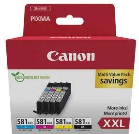 Cartus Imprimanta Canon CLI-581XXL BK/C/M/Y Multipack