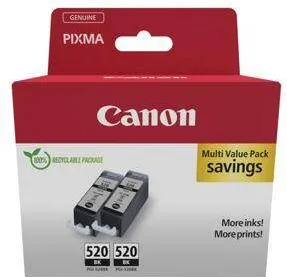 Cartus Imprimanta Canon PGI-520 BK black Twin Pack