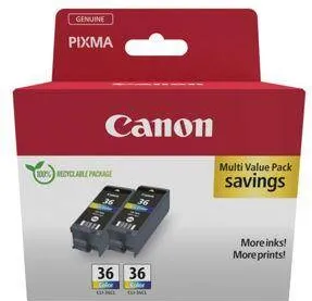 Cartus Imprimanta Canon CLI-36 Color Twin Pack